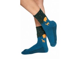 Alpaka Socken ABS lang mit 52% Alpaka & 35% Wolle